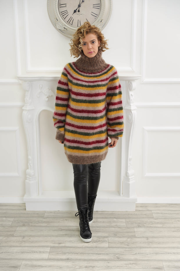 Striped Mohair Sweater