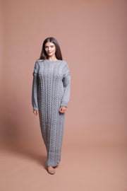 2XL Ready to ship Grey Sweater Dress