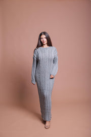 2XL Ready to ship Grey Sweater Dress