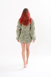 Melange Wool Long Sleevesa Sweater
