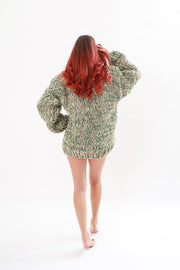 Melange Wool Long Sleevesa Sweater