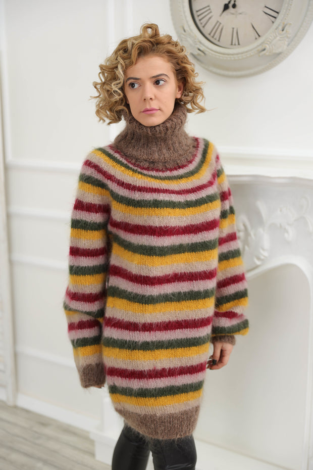 Striped Mohair Sweater