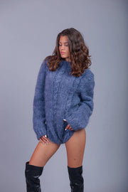 Turtleneck Mohair Bodysuit