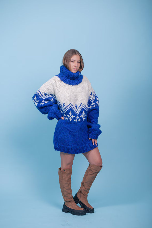 Chunky Nordic Wool Sweater