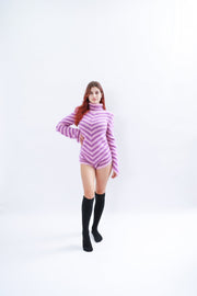 Mohair Turtleneck Bodysuit