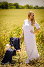 Long Linen Summer Dress