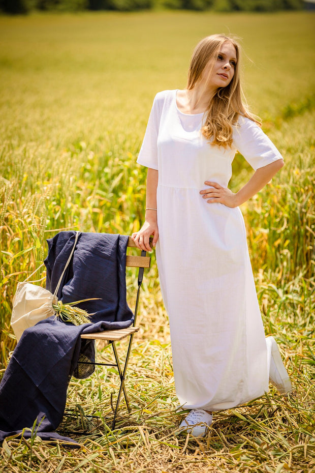 Long Linen Summer Dress