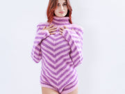 Mohair Turtleneck Bodysuit