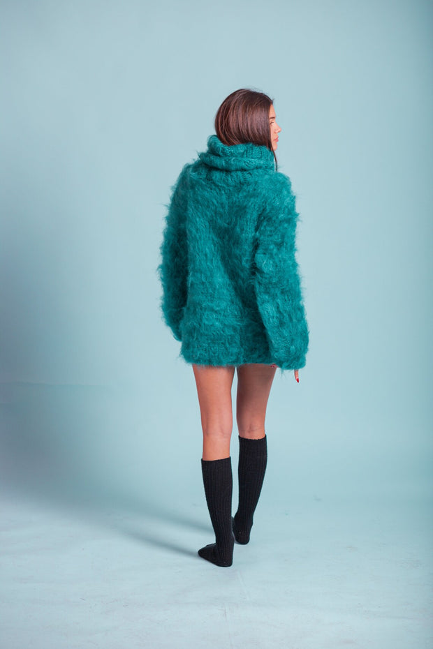 Fluffy Chunky Knitwear Mohair Sweater