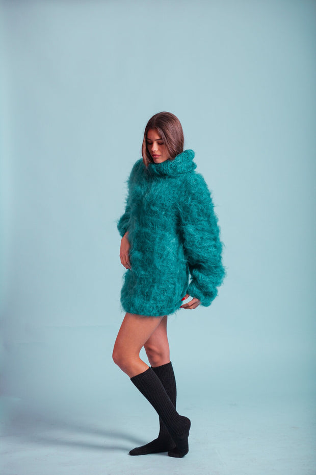 Fluffy Chunky Knitwear Mohair Sweater