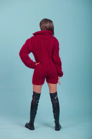 Mohair Bodysuit With Zipper