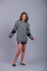 Unisex Hand Knit Wool Sweater