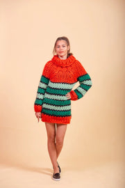 Multicolor Merino Wool Sweater