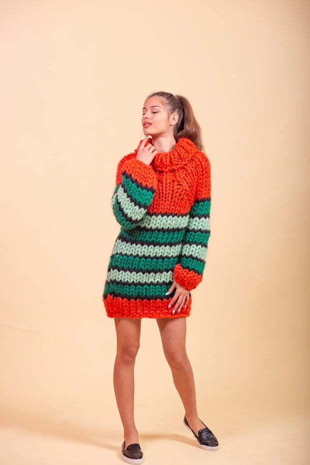 Multicolor Merino Wool Sweater