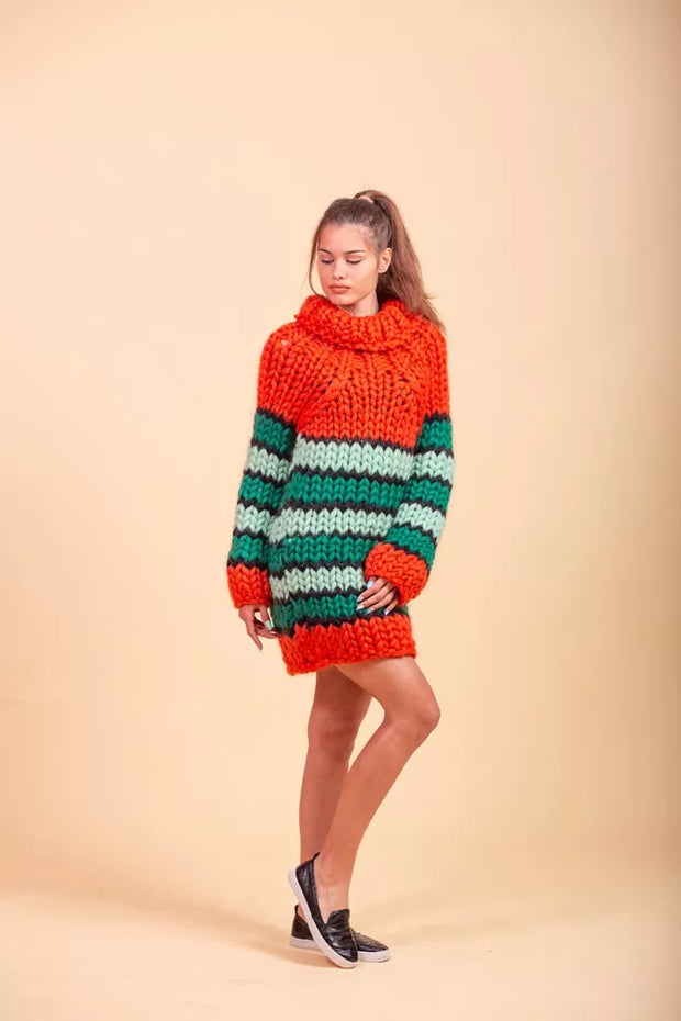 Multicolor Merino Wool Sweater