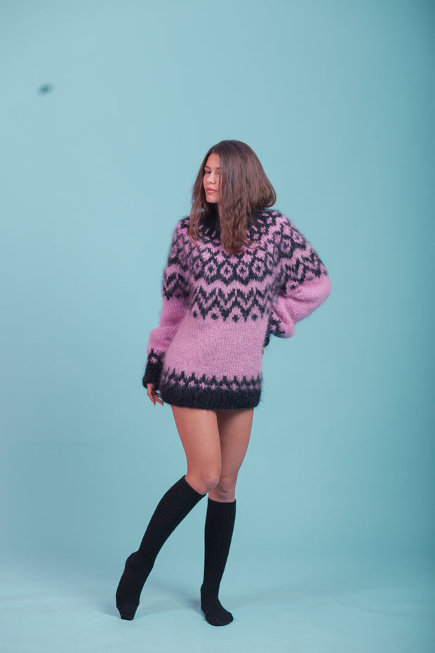 Pink Nordic Jumper