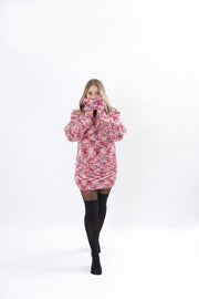 Melange Pink Wool Sweater