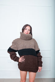 Natural wool sweater