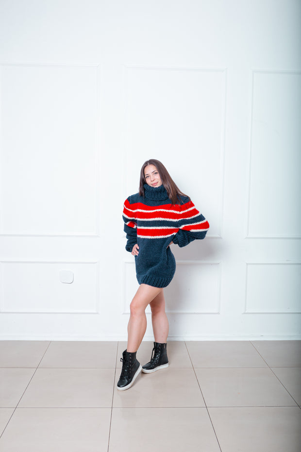 Unisex knit sweater