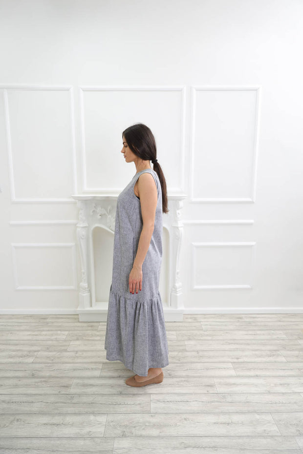 Long Linen Dress