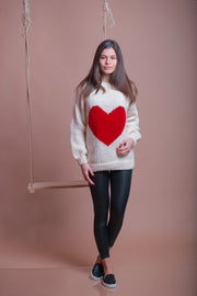 Wool Soft Valentine Sweater