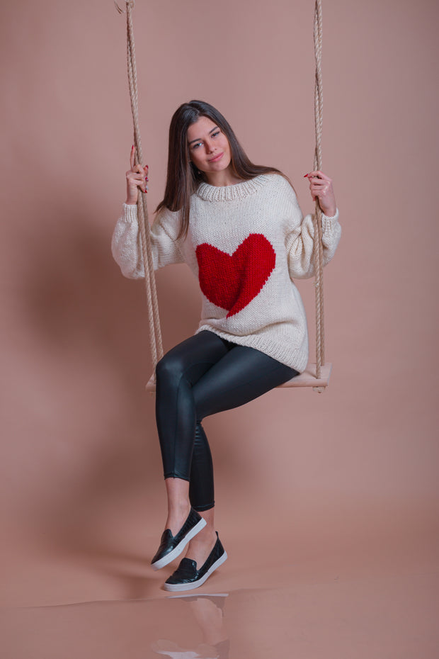 Wool Soft Valentine Sweater