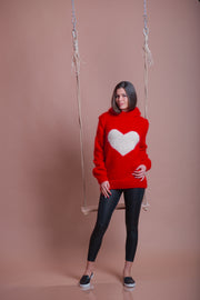 New Heart Mohair  Sweater