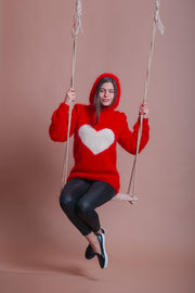 New Heart Mohair  Sweater