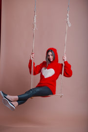 New Heart Mohair  Sweater