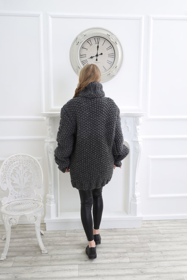 Melange wool sweater