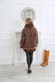 Melange wool sweater