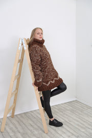 Melange wool sweater