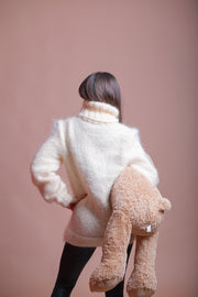 Valentine Heart Mohair  Sweater