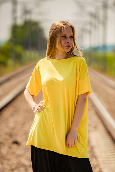 Yellow Loose Top