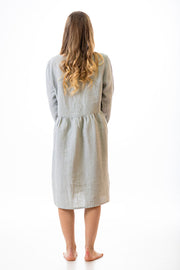 Grey Linen Dress