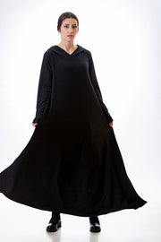 Black Viscose Dress